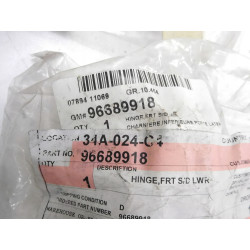 Zawias dolny drzwi przednich Chevrolet Spark OE 96689918