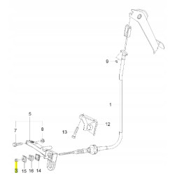 Nakrętka, spinka sprzęgła Chevrolet Aveo OE 94515313