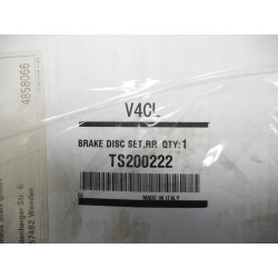 Komplet tarcz hamulcowych tył Mitsubishi TS200222