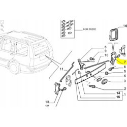 Zamek klapy bagażnika Fiat Marea OE 46420790