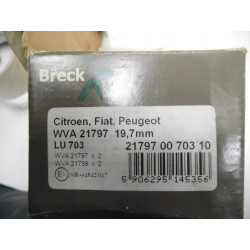 Zestaw klocków hamulcowych, hamulce tarczowe Breck 21797 00 703 10