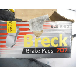 Zestaw klocków hamulcowych, hamulce tarczowe Breck 21797 00 703 10