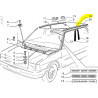 Uszczelka, listwa dachowa Fiat Uno OE 91388838