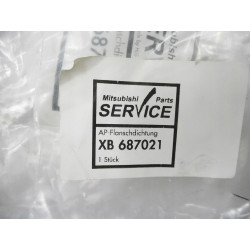 Uszczelka, układ wydechowy Mitsubishi XB687021