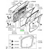 Osłona wodna drzwi przednich Mitsubishi Lancer OE 7265A034