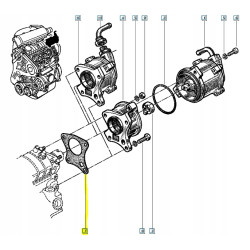 USZCZELKA SERWA RENAULT R21 OE 7700714750