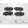 Zestaw klocków hamulcowych, hamulce tarczowe Jurid 573099J