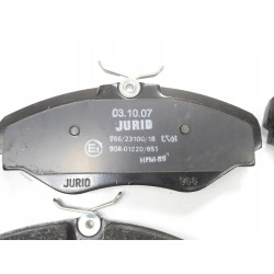 Zestaw klocków hamulcowych, hamulce tarczowe Jurid 573099J