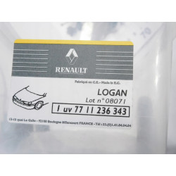Zestaw spinek mocowania Dacia Logan OE 7711236343