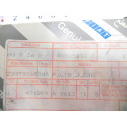 FILTR OLEJU ORYGINAŁ OD FIAT FIORINO 46805831