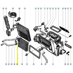 Oring, uszczelka przewodu klimatyzacji Renault Espace II OE 6025170682