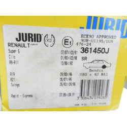 Zestaw szczęk hamulcowych tył Jurid 361450J