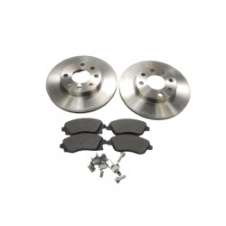 Tarcze hamulcowe przód + klocki hamulcowe Opel Corsa C Combo C OE 93182590