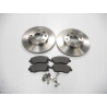 Tarcze hamulcowe przód + klocki hamulcowe Opel Corsa C Combo C OE 93182590