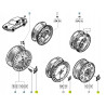 Dekielek, zaślepka felgi Renault 19 OE 7700730561