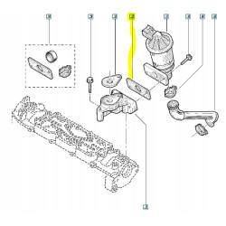 Uszczelka, zawór EGR Renault Clio III OE 7700112362