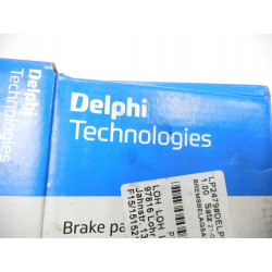 Zestaw klocków hamulcowych, hamulce tarczowe Delphi LP2479