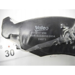 Zestaw klocków hamulcowych, hamulce tarczowe Valeo 601017