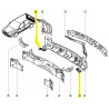 Uchwyt, wkładka belki tylnej Renault Laguna II OE 8200008728