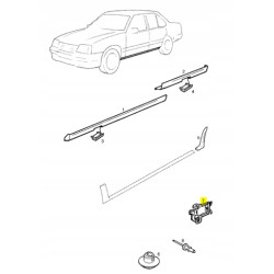 Spinka listwy progu Opel Ascona C 90270589