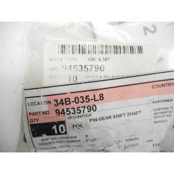 Kołek, blokada widełek zmiany biegów Chevrolet Spark OE 94535790