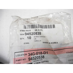 Śruba nadkola lewy przód Chevrolet Spark OE 94520538