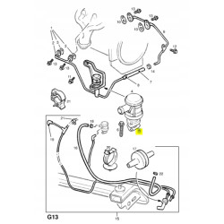 Uszczelka zaworu zwrotnego pompy powietrza Opel Sintra OE 90470423
