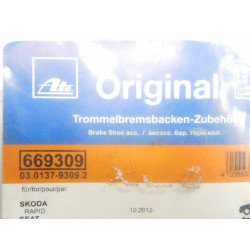 ZESTAW DODATKÓW SZCZĘKI HAMULCOWE ATE 669309