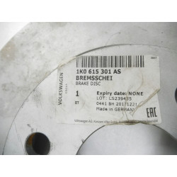 Tarcze hamulcowe przód Volkswagen Golf VI OE 1K0615301AS