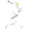 Nakrętka, rura wydechowa Opel Astra G Zafira A OE 94009475