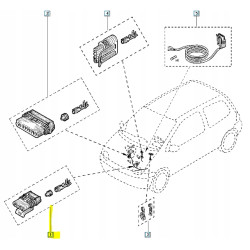 Kostka, złączka Renault Twingo I OE 7701469851