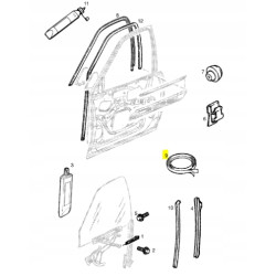 Taśma izolacyjna drzwi Opel Astra Classic OE 90421606