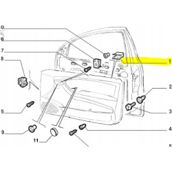 KLIPS WYKŁADZINY DRZWI FIAT BRAVO OE 46404128