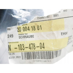Śruba , pas przedni mocowanie chłodnicy Volkswagen Polo OE N10347804
