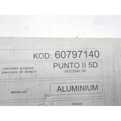 Nakładki progowe Fiat Punto II 5D 99- OE 60797140