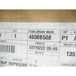 Przewód hamulcowy prawy przód Mitsubishi Mirage OE 4650B508