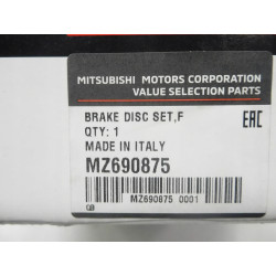 Tarcze hamulcowe przód Mitsubishi Lancer OE MZ690875