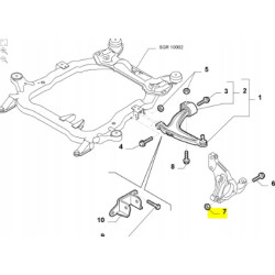 Nakrętka śruby zawieszenia przód Fiat Croma OE 46841688