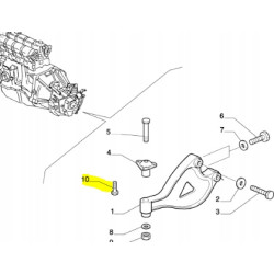 Śruba zawieszenia silnika Fiat Palio OE 46460890