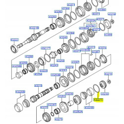 Podkładka regulacyjna Hyundai Atos Prime OE 43227-02167