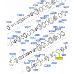 Podkładka regulacyjna Hyundai Atos Prime OE 43227-02170