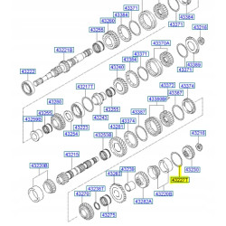 Podkładka regulacyjna Hyundai Atos Prime OE 43227-02176