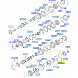 Podkładka regulacyjna Hyundai Atos Prime OE 43227-02143