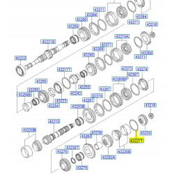 Podkładka regulacyjna Hyundai Atos Prime OE 43227-02161