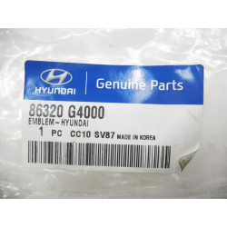 EMBLEMAT ZNACZEK HYUNDAI I30 86320-G4000