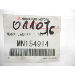 EMBLEMAT EVOLUTION9 EVOIX CT9A "LANCER" MARK, MN154914 ORYGINAŁ