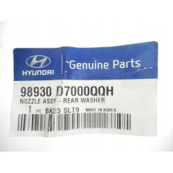 WĄŻ DYSZA SPRYSKIWACZA SZYBY TYLNEJ HYUNDAI TUCSON 2015-2018 98930 D7000QQH