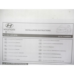 Nakładki zderzaka przedniego i tylnego Hyundai IX20 2010 OE 1K300ADE00