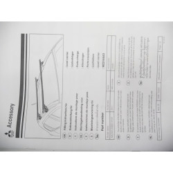Belki bagażnika dachowego Aero MITSUBISHU ASX MZ314443