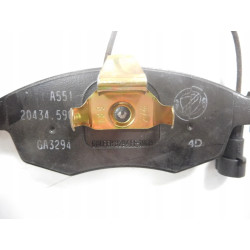 KLOCKI HAMULCOWE PRZÓD FIAT LINEA 09-15 1.3JTD